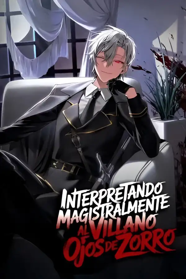 Actuando como el villano de ojos de zorro Perfecto