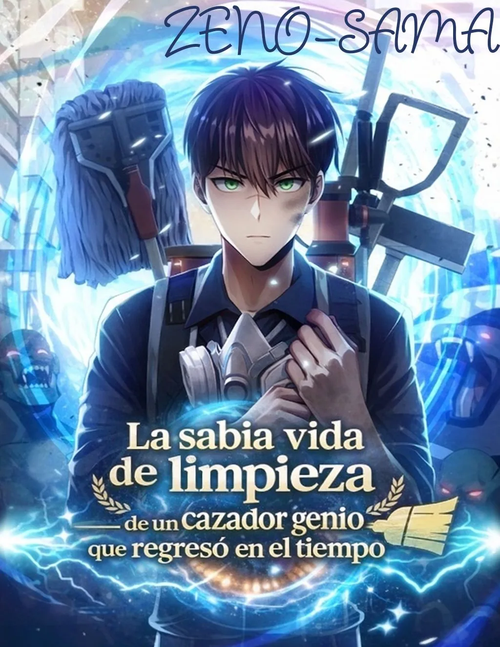 Vida inteligente de limpieza del cazador genio retornado