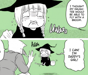 Otousan’s Short Story: Little Witch Tries To Fly With A Broom | LectorTMOo
